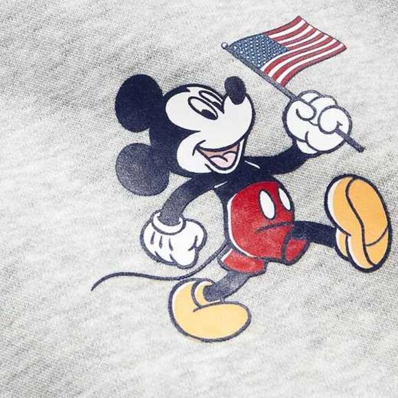 OLD NAVY X DISNEY© MICKEY MOUSE OVERSIZED FLAG LOGO-GRAPHIC SWEATSHIRT - Picture 4 of 4